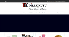 Desktop Screenshot of dilekkutu.com